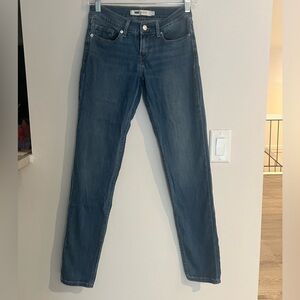 🔥Levi’s 524 Too Superlow Skinny Low Rise Denim Jeans Size 3 waist 26/32